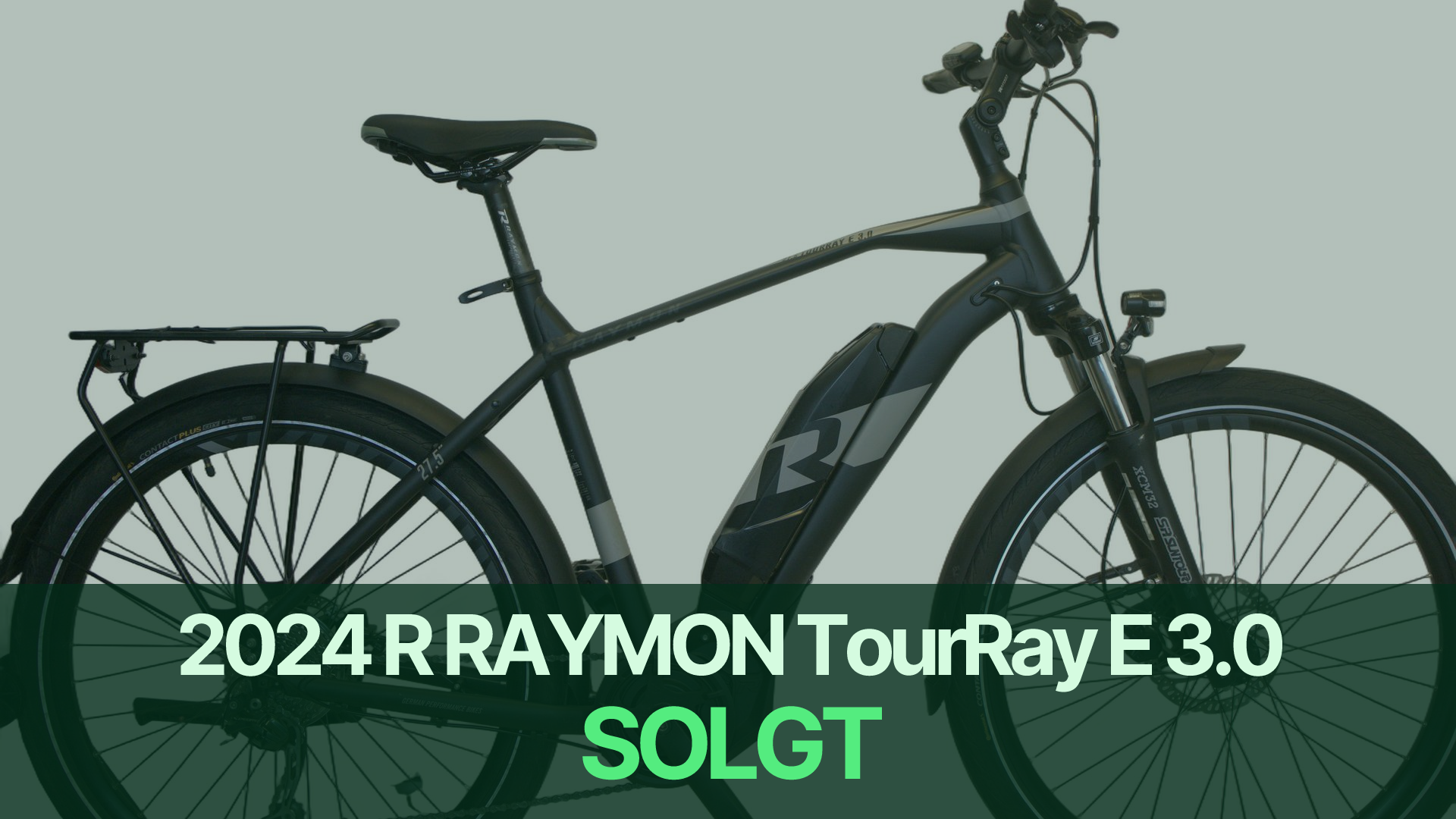 R RAYMON TourRay E 3.0 2024 – Urban elsykkel med Yamaha kraft ...
